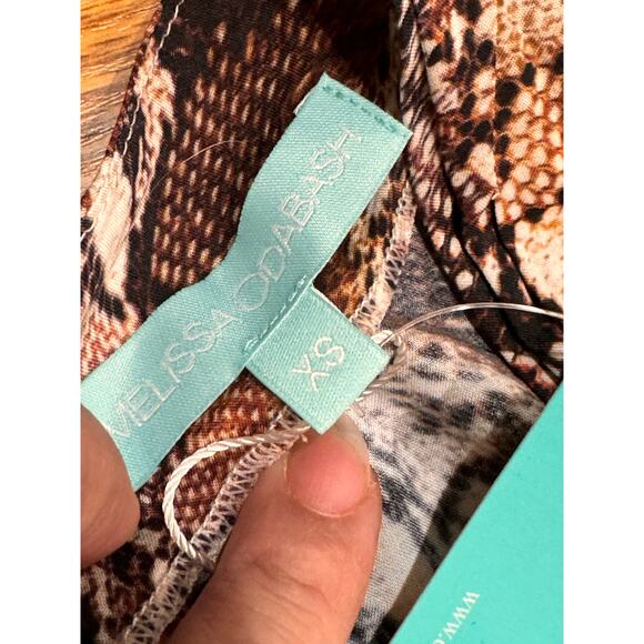 Melissa Odabash Viscose classic Lou Snake Long Dress size XS - Picture 8 of 12